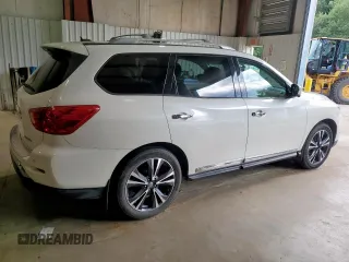 2017 Nissan Pathfinder Platinum с VIN 5N1DR2MN7HC632492, выставлен на аукционе Copart как лот 60249745 с пробегом 73 355 миль миль и Списание • Salvage title. История ставок и продаж доступна на DreamBid. Изображение 3.