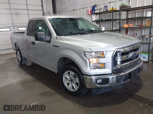 2017 Ford F-150 XL with VIN 1FTEX1CP0HKC62570, listed as a IAAI auction lot 41756349 with 77,915 mi miles. Bid and sale history available at carsss.com. Image 1.