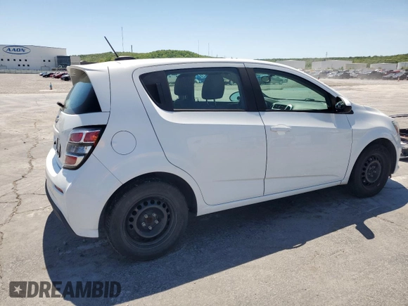 2018 Chevrolet Sonic LT with VIN 1G1JG6SH3J4108170, listed as a Copart auction lot 53712125 with 148,146 mi miles and Salvage title. Bid and sale history available at DreamBid. Image 3.