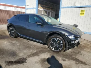 2023 Kia EV6 Wind with VIN KNDC34LA7P5602164, listed as a Copart auction lot 74350274 with 53,604 mi miles and Clean Title. Bid and sale history available at carsss.com. Image 4.