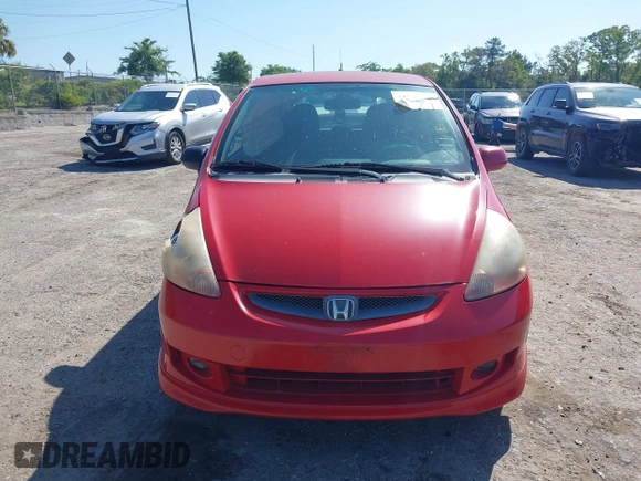 2007 Honda Fit Sport with VIN JHMGD38657S014356, listed as a IAAI auction lot 41942268 with 198,852 mi miles. Bid and sale history available at carsss.com. Image 13.