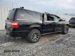2017 Ford Expedition EL Platinum with VIN 1FMJK1MT0HEA67183, listed as a Copart auction lot 80513844 with 142,650 mi miles and Salvage Title. Bid and sale history available at carsss.com. Image 3.