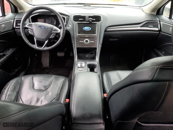 2020 Ford Fusion Hybrid Titanium with VIN 3FA6P0RU5LR100360, listed as a Copart auction lot 51325575 with 77,217 mi miles and Salvage Title. Bid and sale history available at carsss.com. Image 8.