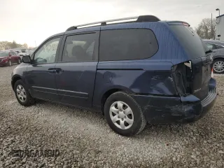 2006 Kia Sedona LX with VIN KNDMB233166078998, listed as a Copart auction lot 53814545 with 156,112 mi miles and Salvage Title. Bid and sale history available at carsss.com. Image 2.