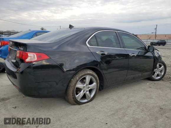 2012 Acura TSX Tech Pkg with VIN JH4CU2F60CC028035, listed as a Copart auction lot 46460665 with 151,163 mi miles and Salvage Title. Bid and sale history available at carsss.com. Image 3.