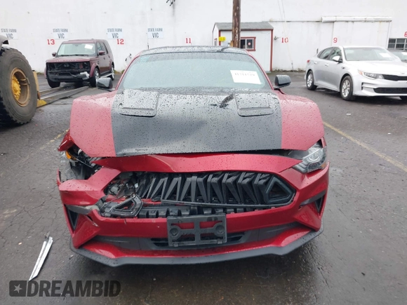 2019 Ford Mustang GT with VIN 1FA6P8CF8K5172826, listed as a IAAI auction lot 41711529 with 41,184 mi miles. Bid and sale history available at carsss.com. Image 12.