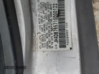 2001 Acura Integra LS z VIN JH4DB76571S000122, wystawiony jako Copart lot #68906974 z przebiegiem 162 045 mil mil oraz Czysty tytuł • Clean title. Historia ofert i sprzedaży dostępna na DreamBid. Obrazek 12.