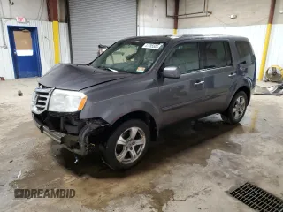 2014 Honda Pilot EX-L with VIN 5FNYF4H54EB008698, listed as a Copart auction lot 47795505 with 125,488 mi miles and Salvage Title. Bid and sale history available at carsss.com. Image 1.