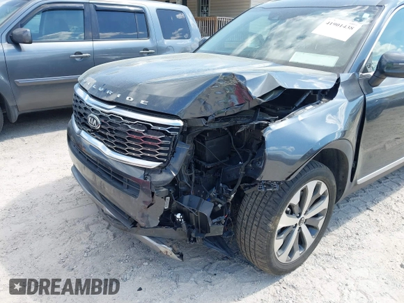 2020 Kia Telluride S with VIN 5XYP64HC4LG048473, listed as a IAAI auction lot 41901438 with 125,089 mi miles and . Bid and sale history available at DreamBid. Image 6.