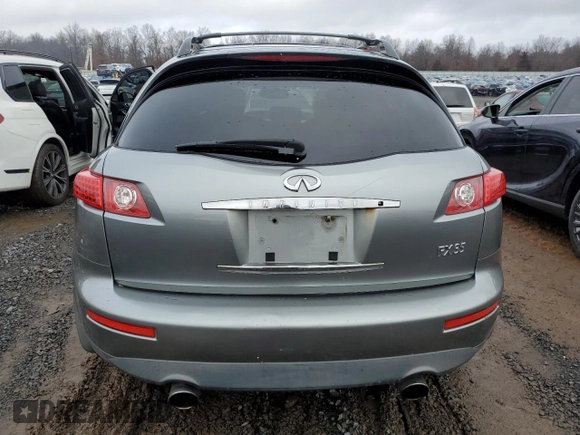 2005 Infiniti FX z VIN JNRAS08W45X205908, wystawiony jako Copart lot #85388704 z przebiegiem 233 492 mil mil oraz Tytuł czysty. Historia ofert i sprzedaży dostępna na DreamBid. Obrazek 6.