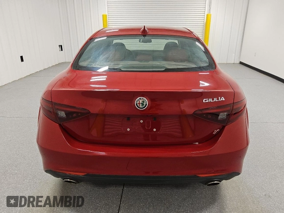 2018 Alfa Romeo Giulia with VIN ZARFAEBN5J7591566, listed as a Copart auction lot 53238605 with 36,113 mi miles and Clean title. Bid and sale history available at DreamBid. Image 6.