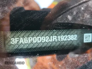 2018 Ford Fusion Titanium с VIN 3FA6P0D92JR192382, выставлен на аукционе Copart как лот 74065774 с пробегом 110 411 миль миль и Списание • Salvage title. История ставок и продаж доступна на DreamBid. Изображение 13.