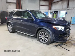 2021 Mercedes-Benz GLE 350 with VIN 4JGFB4KB6MA490787, listed as a Copart auction lot 49259735 with 47,664 mi miles and Salvage title. Bid and sale history available at DreamBid. Image 4.
