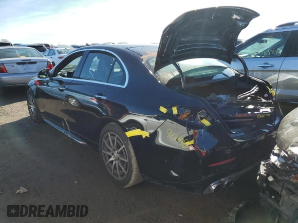 2023 Mercedes-Benz C 43 AMG with VIN W1KAF8HB9PR124626, listed as a Copart auction lot 78932704 with 3,295 mi miles and Salvage Title. Bid and sale history available at DreamBid. Image 2.
