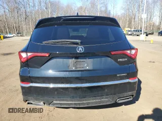 2023 Acura MDX w/Technology Package with VIN 5J8YE1H46PL019549, listed as a Copart auction lot 47982275 with 21,381 mi miles and Salvage Title. Bid and sale history available at carsss.com. Image 6.