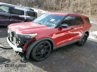 2021 Ford Explorer ST with VIN 1FM5K8GCXMGB38359, listed as a Copart auction lot 43824295 with 36,907 mi miles and Non Repairable. Bid and sale history available at carsss.com. Image 1.