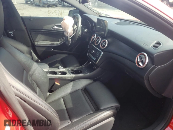 2017 Mercedes-Benz CLA 250 with VIN WDDSJ4GBXHN500370, listed as a Copart auction lot 45715552 with 46,798 mi miles and . Bid and sale history available at DreamBid. Image 5.