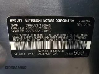 2017 Mitsubishi Lancer ES with VIN JA32U2FU3HU005344, listed as a Copart auction lot 78837444 with 138,291 mi miles and Clean Title. Bid and sale history available at carsss.com. Image 13.