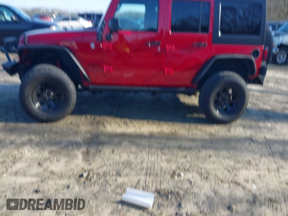 2014 Jeep Wrangler Unlimited Sport with VIN 1C4BJWDG2EL126480, listed as a IAAI auction lot 41479323 with 93,192 mi miles. Bid and sale history available at carsss.com. Image 14.