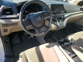 2021 Honda Odyssey EX-L with VIN 5FNRL6H73MB012878, listed as a Copart auction lot 47391225 with 67,843 mi miles and Salvage Title. Bid and sale history available at DreamBid. Image 8.
