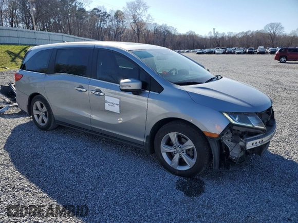 2019 Honda Odyssey EX-L with VIN 5FNRL6H77KB118277, listed as a Copart auction lot 48949955 with 166,843 mi miles and Salvage Title. Bid and sale history available at DreamBid. Image 4.