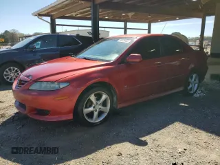 2004 Mazda Mazda6 s with VIN 1YVFP80D545N85345, listed as a Copart auction lot 50378455 with 244,193 mi miles and Salvage Title. Bid and sale history available at carsss.com. Image 1.