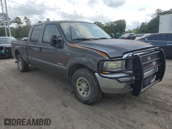 2004 Ford F-250 XL with VIN 1FTNW20P44EC09571, listed as a Copart auction lot 52986575 with Not provided miles and Salvage title. Bid and sale history available at DreamBid. Image 4.