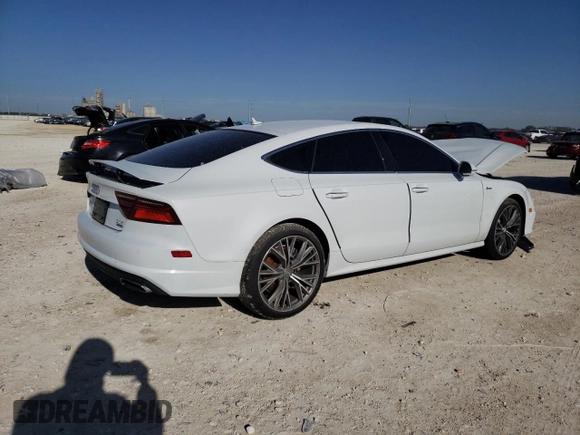 2016 Audi A7 3.0 Premium Plus with VIN WAUWGAFCXGN050489, listed as a Copart auction lot 37699464 with 0 mi miles. Bid and sale history available at carsss.com. Image 3.