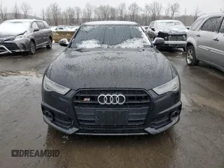 2018 Audi S6 Premium Plus with VIN WAUFFAFC9JN037615, listed as a Copart auction lot 85506084 with 76,456 mi miles and Salvage Title. Bid and sale history available at carsss.com. Image 5.