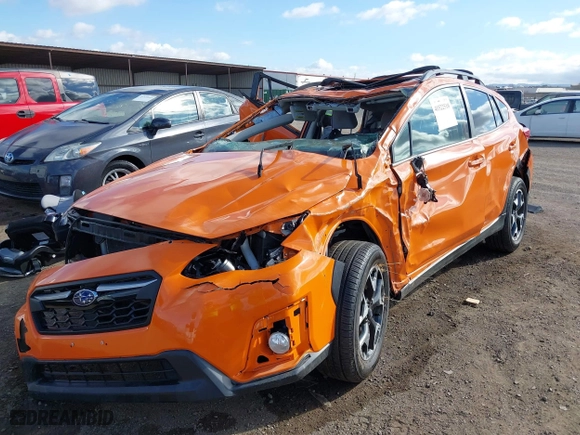 2020 Subaru Crosstrek Premium with VIN JF2GTAEC4LH242845, listed as a IAAI auction lot 41522510 with 1 mi miles. Bid and sale history available at carsss.com. Image 6.