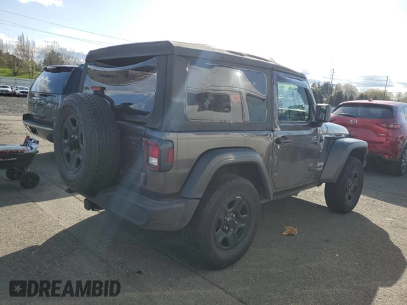 2018 Jeep Wrangler Sport S with VIN 1C4GJXAG4JW279115, listed as a Copart auction lot 51965595 with 40,783 mi miles and Salvage title. Bid and sale history available at DreamBid. Image 3.