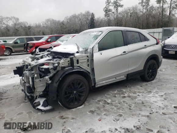 2023 Mitsubishi Eclipse Cross LE z VIN JA4ATVAA1PZ012741, wystawiony jako Copart lot #86363484 z przebiegiem 28 583 mil mil oraz Szkoda całkowita • Salvage title. Historia ofert i sprzedaży dostępna na DreamBid. Obrazek 1.