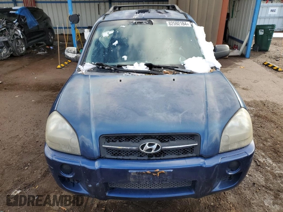 2006 Hyundai Tucson GL with VIN KM8JM72B56U304731, listed as a Copart auction lot 82592184 with Not Provided miles and Clean Title. Bid and sale history available at carsss.com. Image 11.