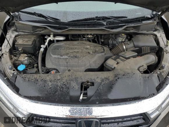 2021 Honda Odyssey EX-L with VIN 5FNRL6H77MB026329, listed as a Copart auction lot 48042705 with 45,046 mi miles and Salvage Title. Bid and sale history available at DreamBid. Image 13.
