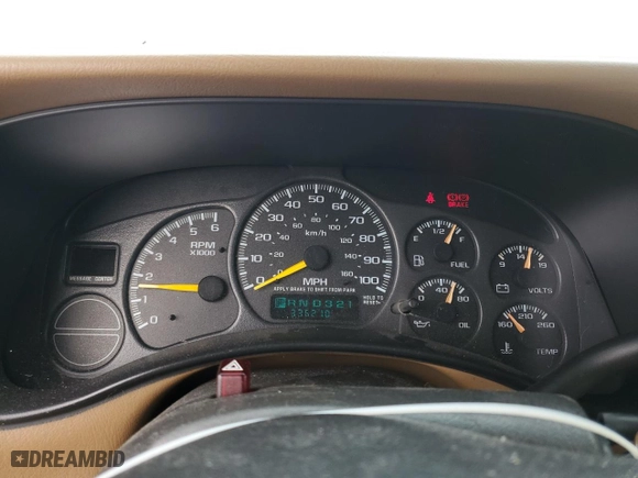 2000 Chevrolet New Tahoe LT with VIN 1GNEK13T7YJ142712, listed as a Copart auction lot 50588245 with 336,210 mi miles and Salvage Title. Bid and sale history available at carsss.com. Image 9.