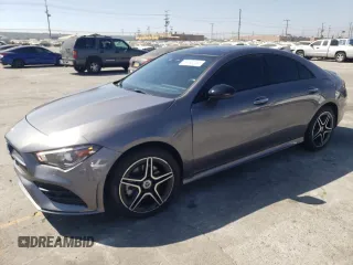 2023 Mercedes-Benz CLA 250 with VIN W1K5J4GB9PN350134, listed as a Copart auction lot 47951355 with 34,216 mi miles and Salvage Title. Bid and sale history available at DreamBid. Image 1.