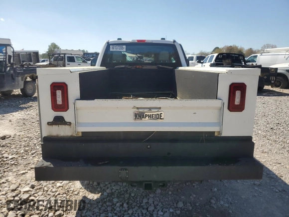 2020 Ford F-250 XL with VIN 1FD7X2A60LEC75735, listed as a Copart auction lot 50137205 with 159,945 mi miles and Salvage title. Bid and sale history available at DreamBid. Image 6.