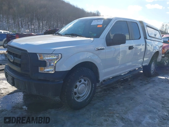 2017 Ford F-150 XL with VIN 1FTFX1EF3HFB90524, listed as a IAAI auction lot 41451534 with 156,782 mi miles. Bid and sale history available at carsss.com. Image 17.