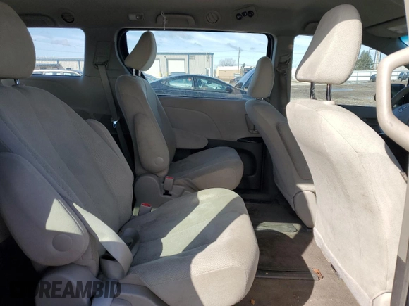 2012 Toyota Sienna with VIN 5TDZK3DC2CS258111, listed as a Copart auction lot 49715235 with 189,536 mi miles and Salvage Title. Bid and sale history available at carsss.com. Image 11.