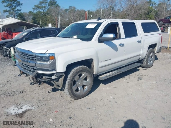 2017 Chevrolet Silverado 1500 LTZ with VIN 3GCUKSEC7HG311460, listed as a IAAI auction lot 41651225 with 146,054 mi miles. Bid and sale history available at carsss.com. Image 2.