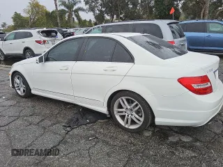 2014 Mercedes-Benz C 250 Sport with VIN WDDGF4HB4EA933398, listed as a Copart auction lot 49122985 with 141,039 mi miles and Clean title. Bid and sale history available at DreamBid. Image 2.