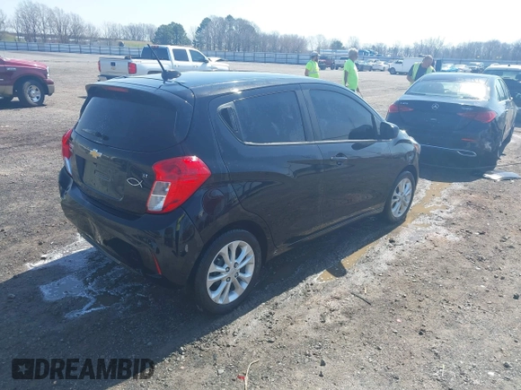 2022 Chevrolet Spark 1LT with VIN KL8CD6SA5NC020933, listed as a IAAI auction lot 41790734 with 62,323 mi miles. Bid and sale history available at carsss.com. Image 4.