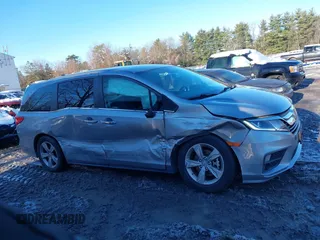 2019 Honda Odyssey EX with VIN 5FNRL6H50KB074265, listed as a IAAI auction lot 40964685 with 74,719 mi miles and . Bid and sale history available at DreamBid. Image 13.