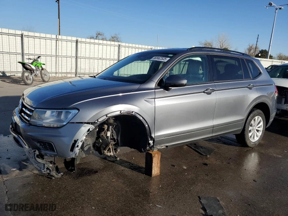 2019 Volkswagen Tiguan S with VIN 3VV0B7AX9KM056521, listed as a Copart auction lot 50562535 with 70,999 mi miles and Salvage Title. Bid and sale history available at carsss.com. Image 1.
