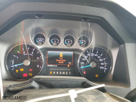 2016 Ford Super Duty F-250 SRW Lariat with VIN 1FT7W2BT2GED23141, listed as a Copart auction lot 48559125 with 244,092 mi miles and Clean Title. Bid and sale history available at carsss.com. Image 9.