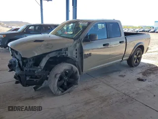 2019 Ram 1500 Warlock z VIN 1C6RR6GT3KS722593, wystawiony jako Copart lot #55168525 z przebiegiem 63 309 mil mil oraz Szkoda całkowita • Salvage title. Historia ofert i sprzedaży dostępna na DreamBid. Obrazek 1.