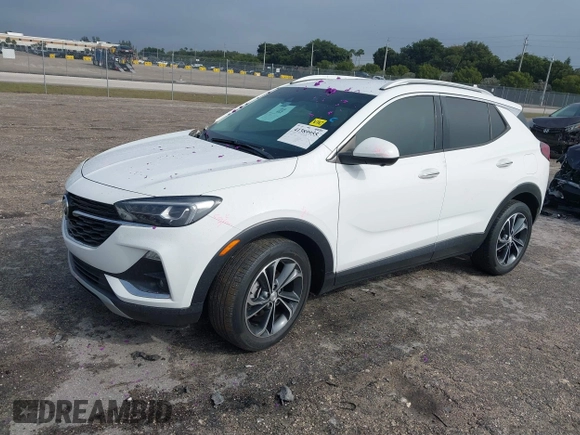 2020 Buick Encore GX Essence with VIN KL4MMFSL6LB107881, listed as a IAAI auction lot 41389955 with 42,308 mi miles and . Bid and sale history available at DreamBid. Image 18.