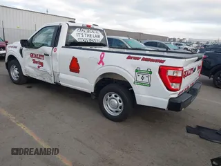 2022 Ford F-150 XL with VIN 1FTMF1CB6NKE47768, listed as a IAAI auction lot 41459528 with 74,114 mi miles. Bid and sale history available at carsss.com. Image 3.
