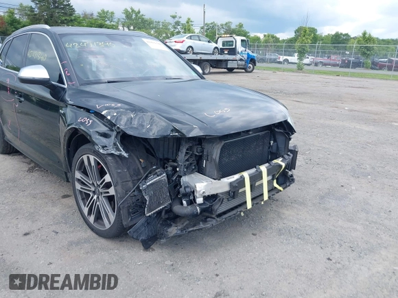 2018 Audi SQ5 Premium Plus z VIN WA1A4AFYXJ2169180, wystawiony jako IAAI lot #42471340 z przebiegiem 57 235 mil mil oraz . Historia ofert i sprzedaży dostępna na DreamBid. Obrazek 6.