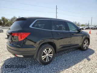 2016 Honda Pilot EX-L with VIN 5FNYF6H57GB091509, listed as a Copart auction lot 49555095 with 86,553 mi miles and Salvage Title. Bid and sale history available at DreamBid. Image 3.